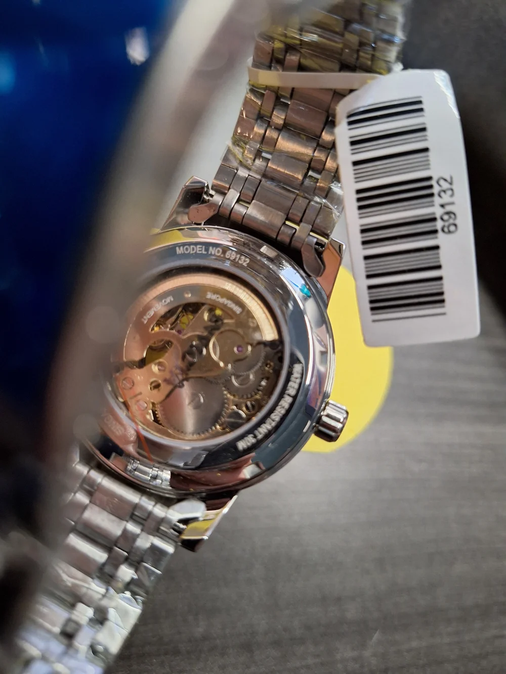 NEW in Box Invicta Objet D‎ Art Silver Automatic Watch Skeleton Dial 69132